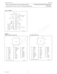 P89C668HFA/00 Datenblatt Seite 6