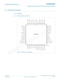 P89C669FA-S Datasheet Page 6