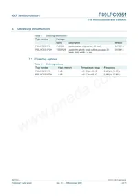 P89LPC9351FDH Datenblatt Seite 3