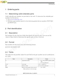 PCF51QU64VLF Datasheet Page 3