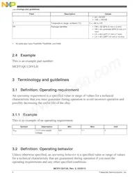 PCF51QU64VLF Datasheet Pagina 4