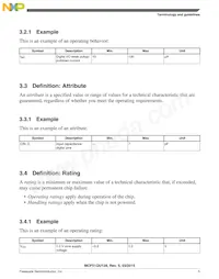 PCF51QU64VLF Datasheet Pagina 5