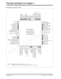 PIC24FJ64GA110T-I/PT數據表 頁面 6