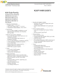 PK20FX512VMD12 Datasheet Copertura