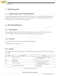 PK20FX512VMD12 Datasheet Page 4