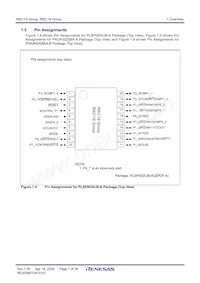 R5F21193DSP#U0 Datasheet Pagina 9