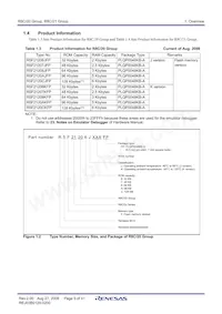 R5F2120AJFP#U0 Datasheet Pagina 7