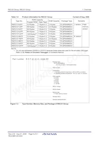 R5F2120AJFP#U0 Datasheet Pagina 8