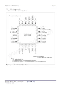 R5F2120AJFP#U0 Datasheet Pagina 9