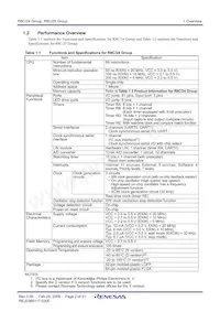 R5F21254SDFP#U0 Datasheet Page 4