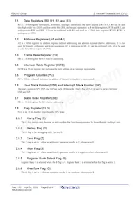 R5F212G6SNFP#W4 Datasheet Pagina 11