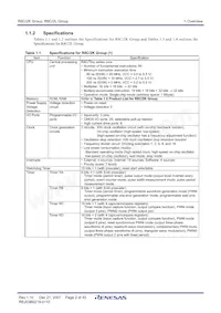 R5F212L4SYFP#X6 Datasheet Page 4