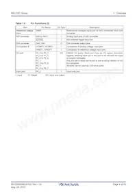 R5F21335CNFP#50 Datasheet Pagina 9