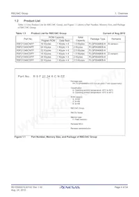 R5F21346CDFP#30 Datasheet Page 4