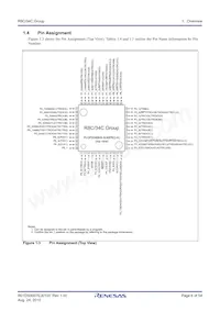 R5F21346CDFP#30 Datasheet Page 6