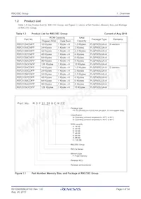 R5F21357CDFP#X4 Datasheet Pagina 4