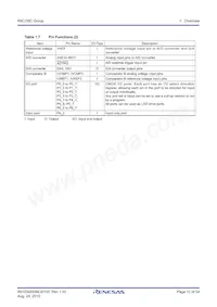 R5F21357CDFP#X4 Datasheet Pagina 10