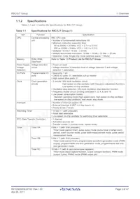 R5F213J6TNNP#YC Datasheet Page 2