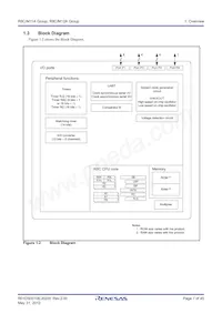 R5F2M120ADSP#W4 Datasheet Pagina 7