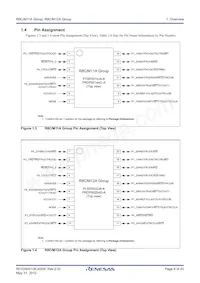 R5F2M120ADSP#W4 Datasheet Pagina 8