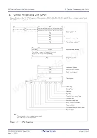 R5F2M120ADSP#W4 Datasheet Pagina 11