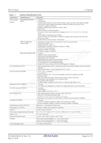 R5F51138ADLJ#20 Datasheet Pagina 4