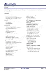 R7FS128783A01CFJ#AA0 Datasheet Page 2