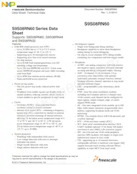 S9S08RNA32W0MLC Datasheet Cover