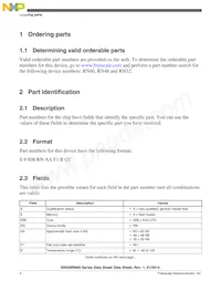 S9S08RNA32W0MLC Datasheet Page 4