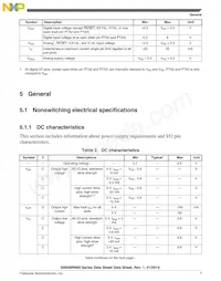 S9S08RNA32W0MLC Datasheet Pagina 7