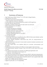 SAF-TC1100-L150EB BB Datasheet Pagina 7