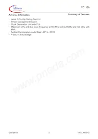 SAF-TC1100-L150EB BB Datasheet Page 8