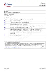 SAF-XC164S-8F40F BB Datasheet Pagina 4