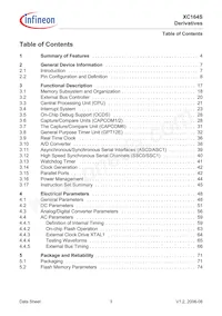 SAF-XC164S-8F40F BB Datasheet Page 5