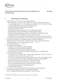 SAF-XC164S-8F40F BB Datasheet Pagina 6