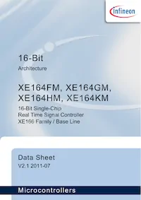 SAK-XE164KM-72F80L AA Datasheet Cover