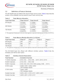 SAK-XE164KM-72F80L AA Datasheet Pagina 11