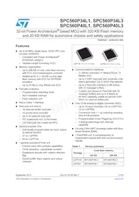 SPC560P40L1BEAAY Cover