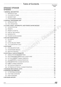 ST62T62CM6 Datasheet Page 2