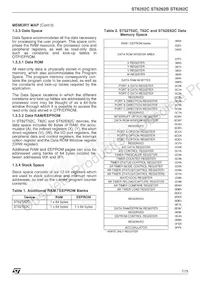 ST62T62CM6 Datasheet Page 7