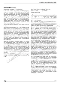 ST62T62CM6 Datasheet Page 11