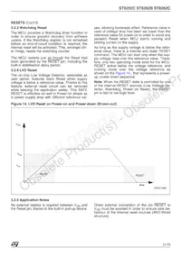 ST62T62CM6 Datasheet Page 21