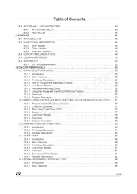 ST72F321BR9T3數據表 頁面 3