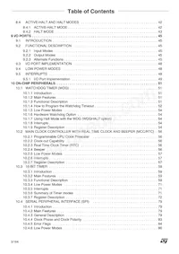 ST72F324K6TC/TR Datenblatt Seite 3