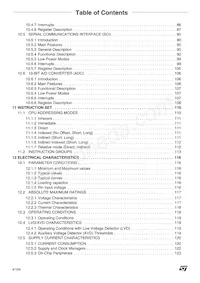 ST72F324K6TC/TR Datenblatt Seite 4