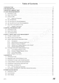 ST72F521M9T6TR Datenblatt Seite 2