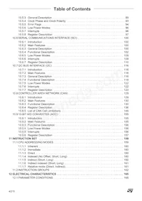 ST72F521M9T6TR Datenblatt Seite 4