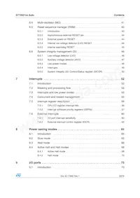 ST72F521R9TCTR Datenblatt Seite 3