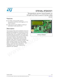 ST72F651AR6T1E Datenblatt Cover