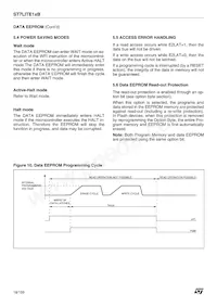 ST7FLI19BF1U6TR Datenblatt Seite 18